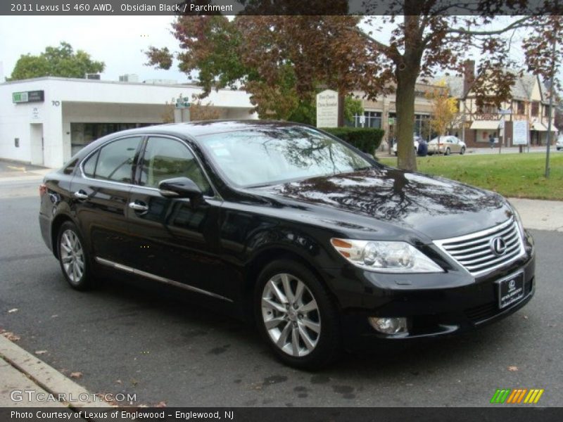 Obsidian Black / Parchment 2011 Lexus LS 460 AWD