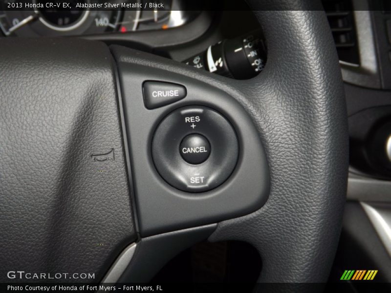 Alabaster Silver Metallic / Black 2013 Honda CR-V EX