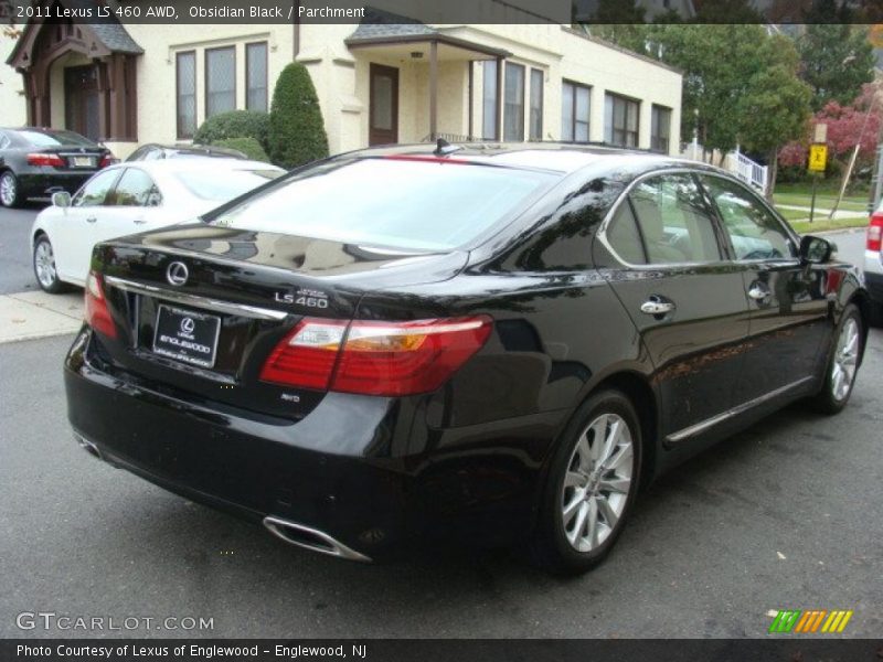 Obsidian Black / Parchment 2011 Lexus LS 460 AWD