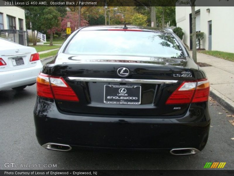 Obsidian Black / Parchment 2011 Lexus LS 460 AWD