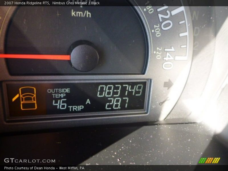 Nimbus Grey Metallic / Black 2007 Honda Ridgeline RTS