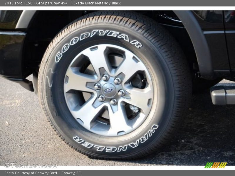 Tuxedo Black Metallic / Black 2013 Ford F150 FX4 SuperCrew 4x4