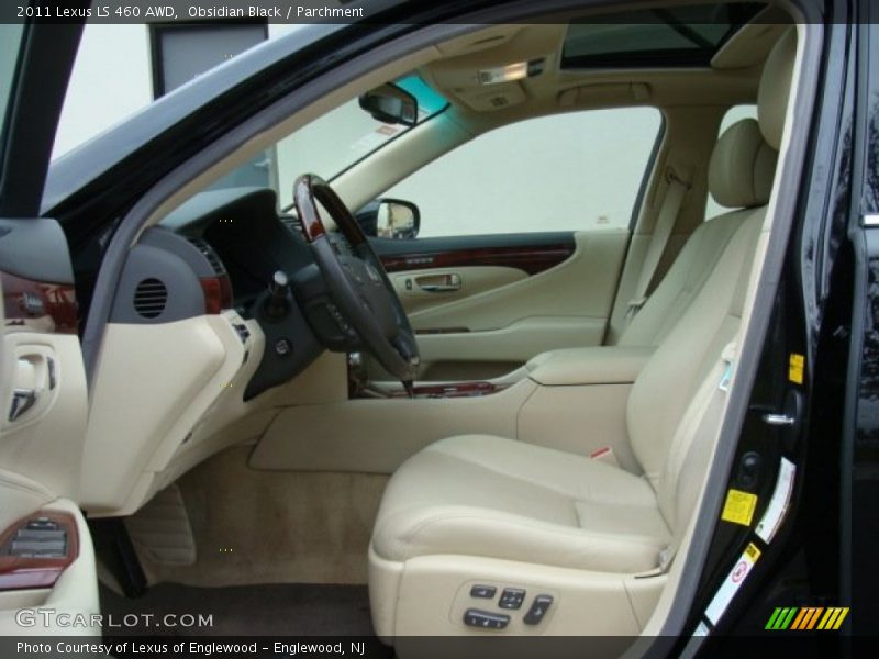 Obsidian Black / Parchment 2011 Lexus LS 460 AWD