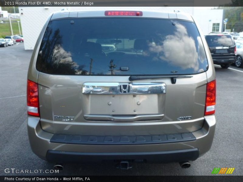 Mocha Metallic / Beige 2011 Honda Pilot EX 4WD