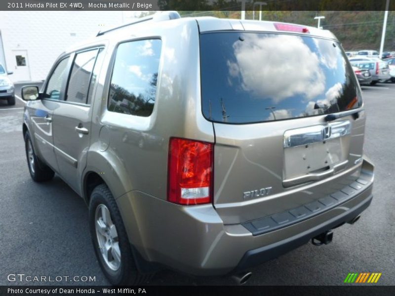 Mocha Metallic / Beige 2011 Honda Pilot EX 4WD
