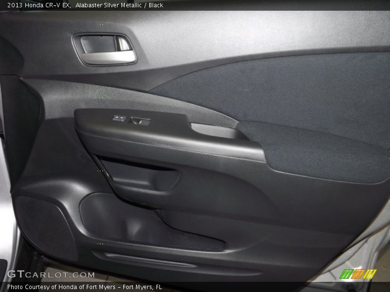 Alabaster Silver Metallic / Black 2013 Honda CR-V EX