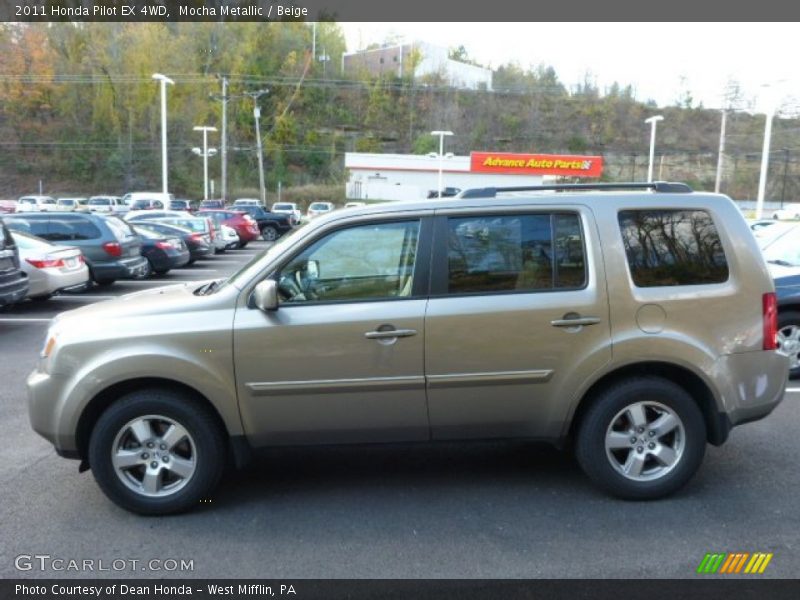 Mocha Metallic / Beige 2011 Honda Pilot EX 4WD