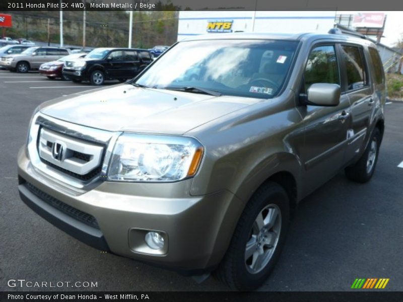 Mocha Metallic / Beige 2011 Honda Pilot EX 4WD