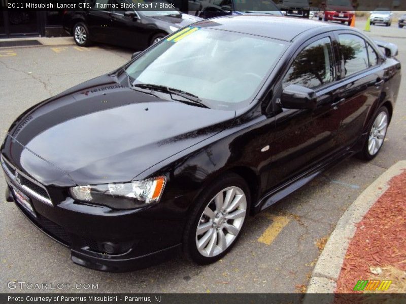 Tarmac Black Pearl / Black 2011 Mitsubishi Lancer GTS