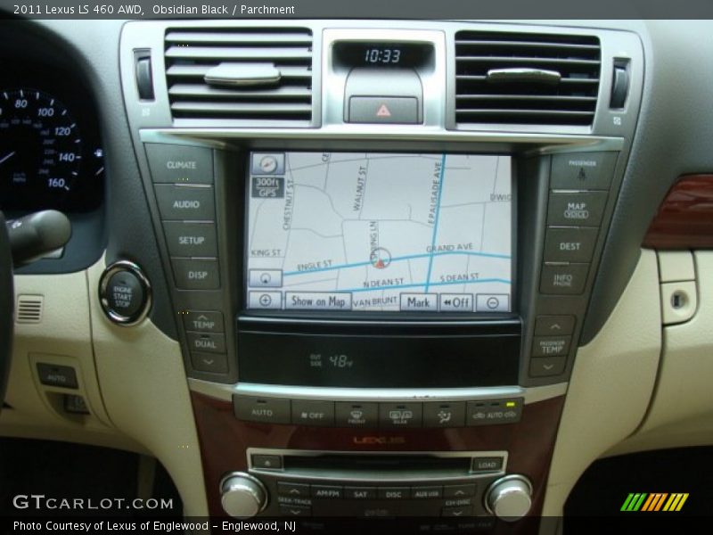 Obsidian Black / Parchment 2011 Lexus LS 460 AWD