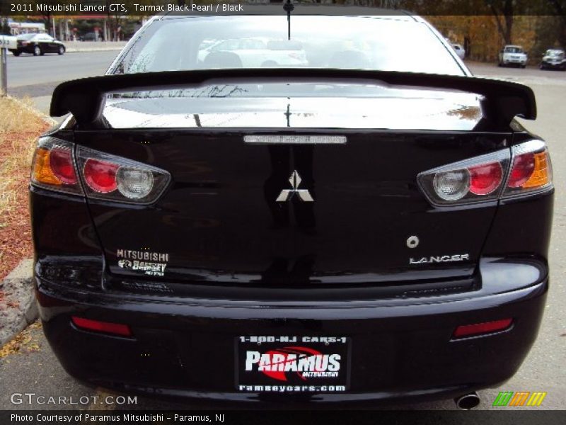 Tarmac Black Pearl / Black 2011 Mitsubishi Lancer GTS