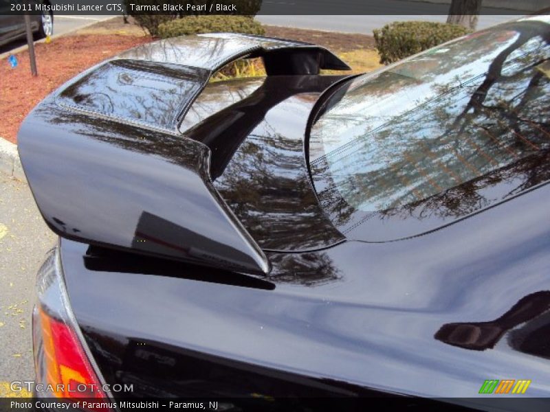 Tarmac Black Pearl / Black 2011 Mitsubishi Lancer GTS