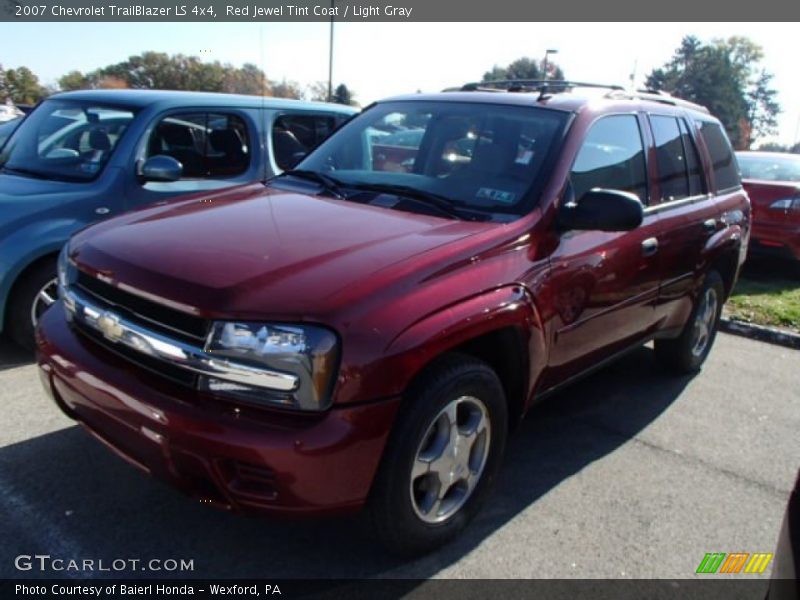 Red Jewel Tint Coat / Light Gray 2007 Chevrolet TrailBlazer LS 4x4