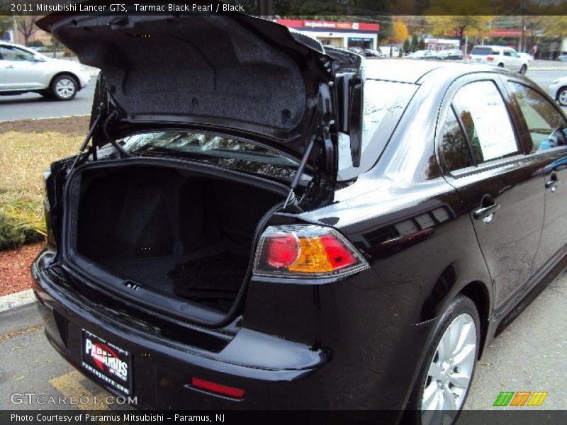 Tarmac Black Pearl / Black 2011 Mitsubishi Lancer GTS