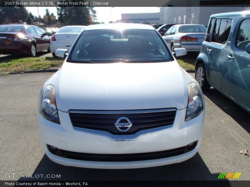 Winter Frost Pearl / Charcoal 2007 Nissan Altima 3.5 SE