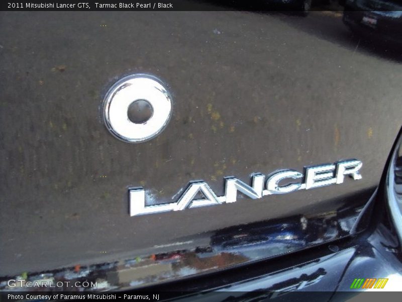 Tarmac Black Pearl / Black 2011 Mitsubishi Lancer GTS