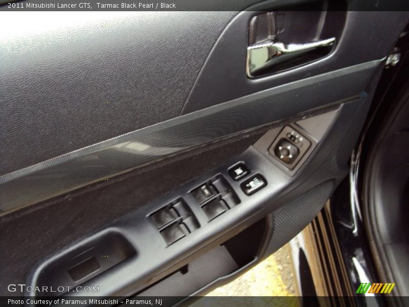 Tarmac Black Pearl / Black 2011 Mitsubishi Lancer GTS