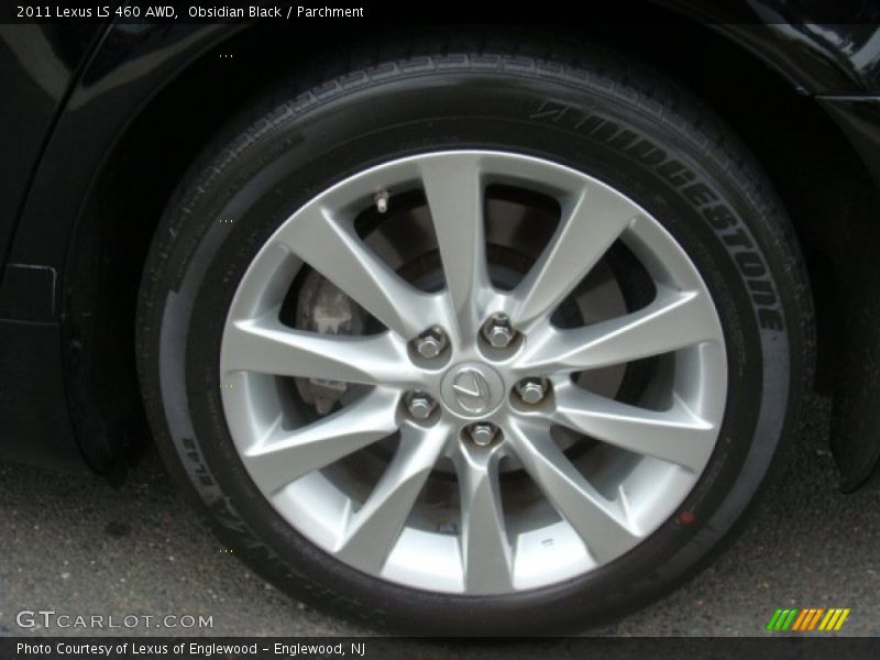 Obsidian Black / Parchment 2011 Lexus LS 460 AWD
