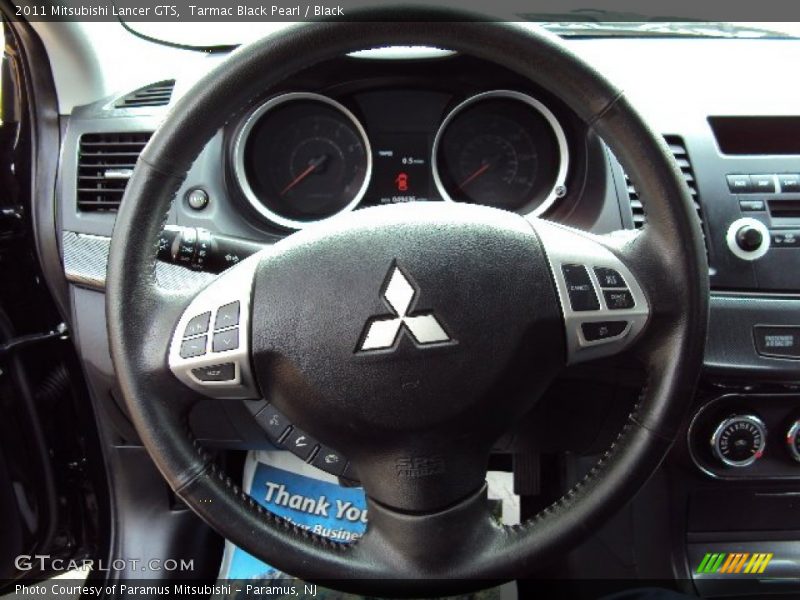 Tarmac Black Pearl / Black 2011 Mitsubishi Lancer GTS
