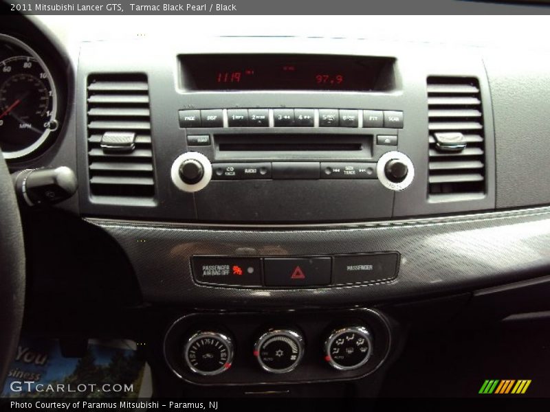 Tarmac Black Pearl / Black 2011 Mitsubishi Lancer GTS