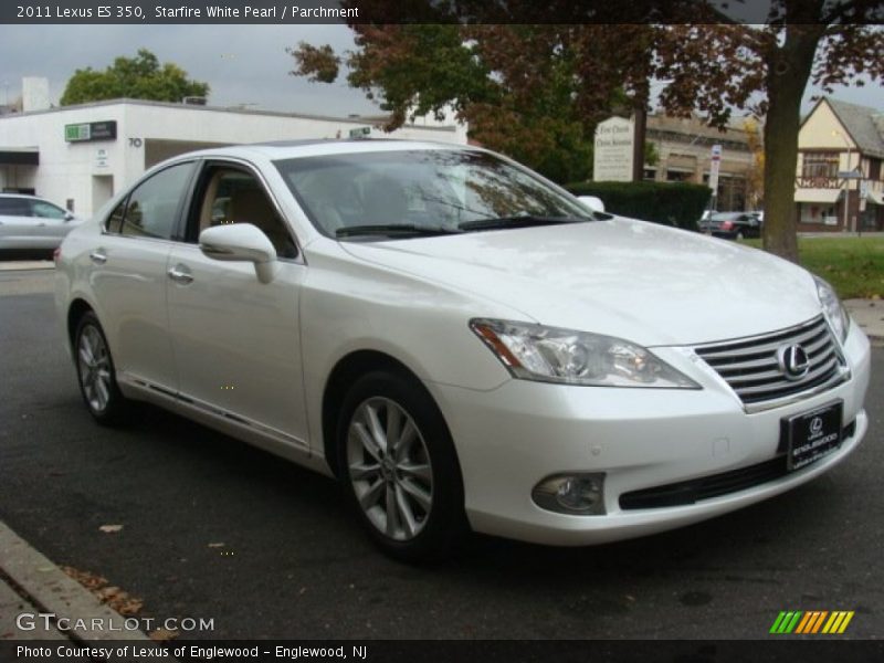 Starfire White Pearl / Parchment 2011 Lexus ES 350