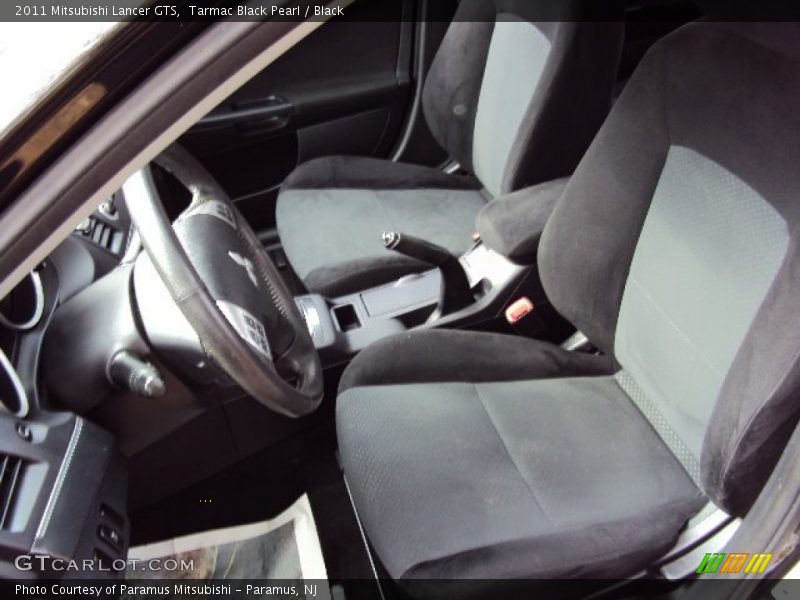 Tarmac Black Pearl / Black 2011 Mitsubishi Lancer GTS