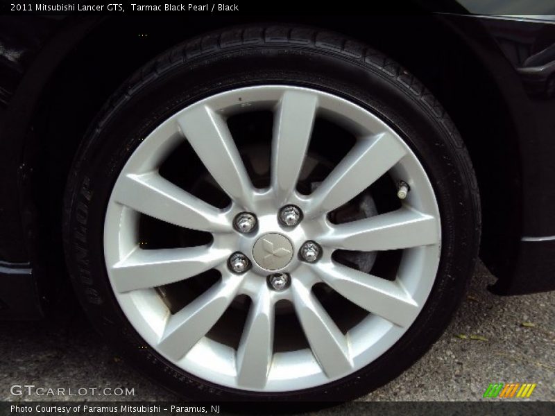 Tarmac Black Pearl / Black 2011 Mitsubishi Lancer GTS