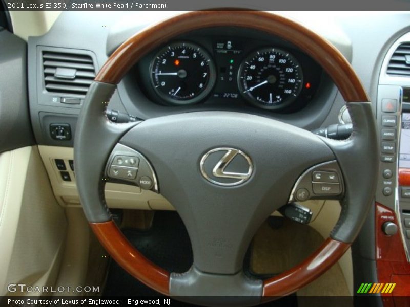 Starfire White Pearl / Parchment 2011 Lexus ES 350