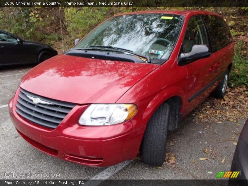 Inferno Red Pearl / Medium Slate Gray 2006 Chrysler Town & Country