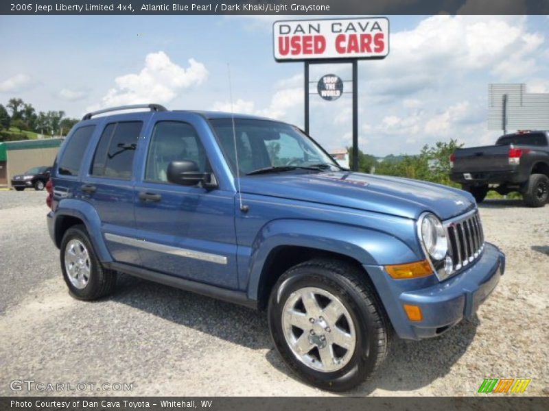 Atlantic Blue Pearl / Dark Khaki/Light Graystone 2006 Jeep Liberty Limited 4x4