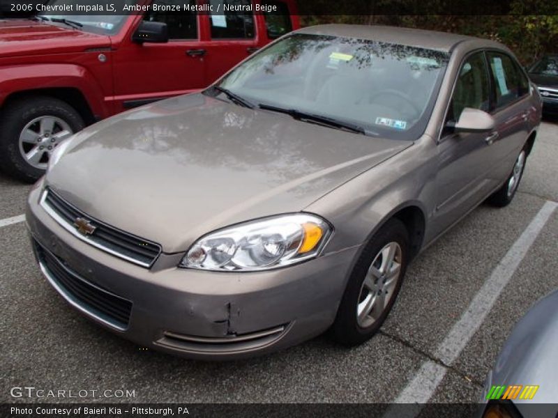 Amber Bronze Metallic / Neutral Beige 2006 Chevrolet Impala LS