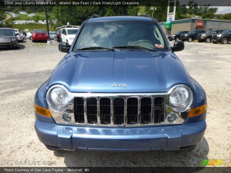 Atlantic Blue Pearl / Dark Khaki/Light Graystone 2006 Jeep Liberty Limited 4x4