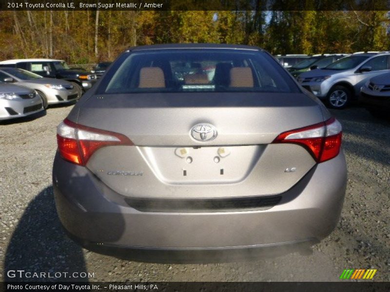 Brown Sugar Metallic / Amber 2014 Toyota Corolla LE