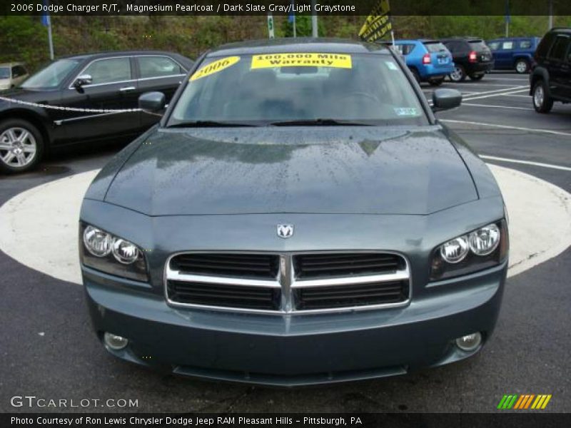 Magnesium Pearlcoat / Dark Slate Gray/Light Graystone 2006 Dodge Charger R/T