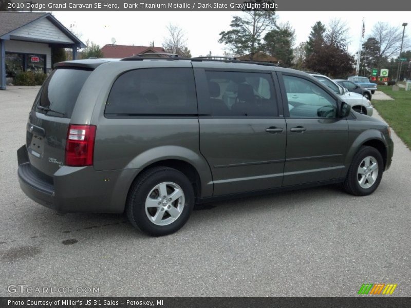 Dark Titanium Metallic / Dark Slate Gray/Light Shale 2010 Dodge Grand Caravan SE Hero