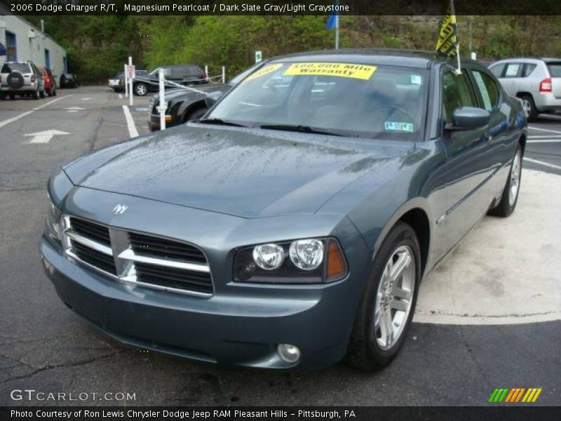 Magnesium Pearlcoat / Dark Slate Gray/Light Graystone 2006 Dodge Charger R/T