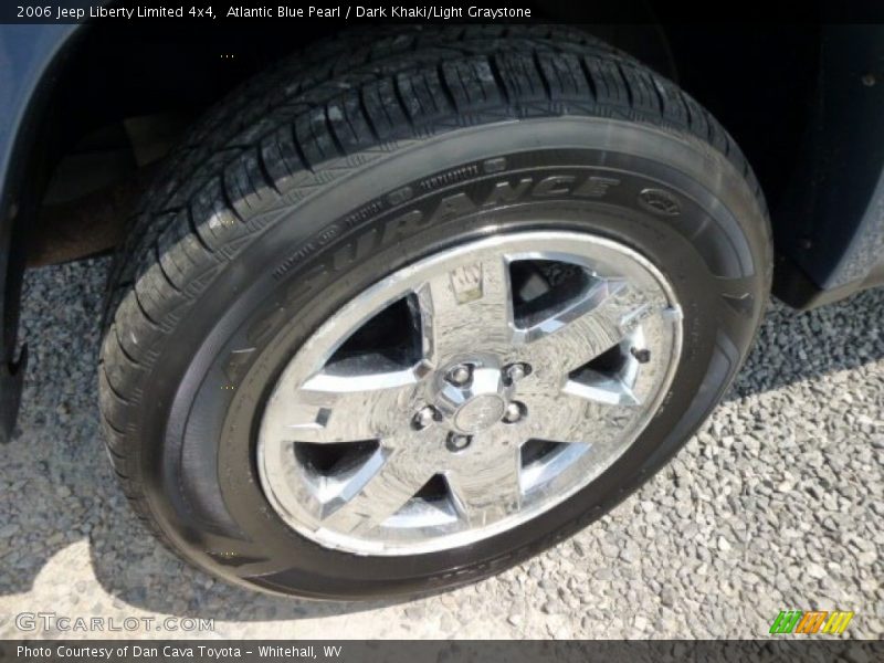 Atlantic Blue Pearl / Dark Khaki/Light Graystone 2006 Jeep Liberty Limited 4x4