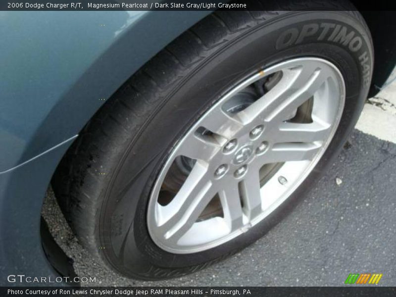 Magnesium Pearlcoat / Dark Slate Gray/Light Graystone 2006 Dodge Charger R/T