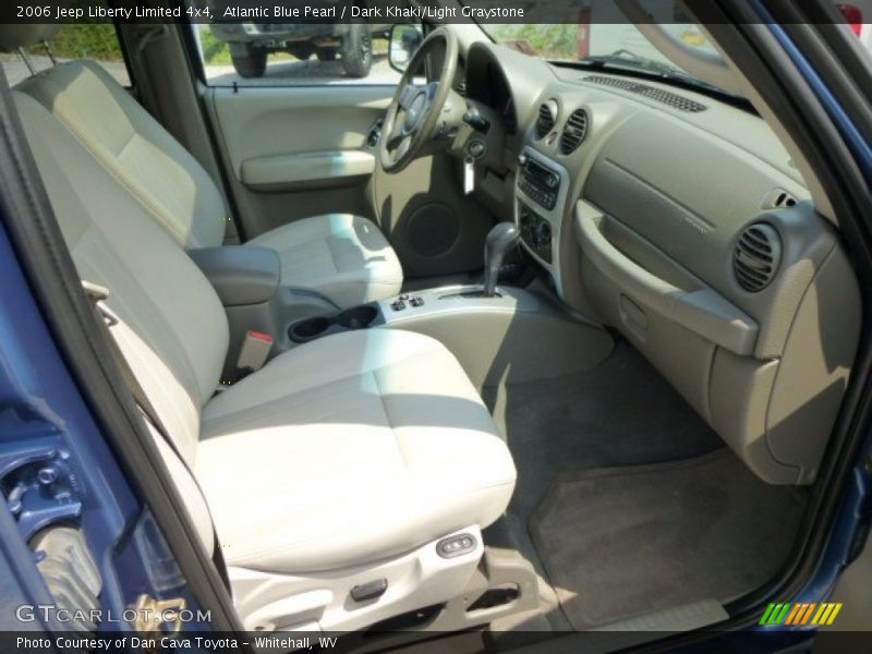 Atlantic Blue Pearl / Dark Khaki/Light Graystone 2006 Jeep Liberty Limited 4x4