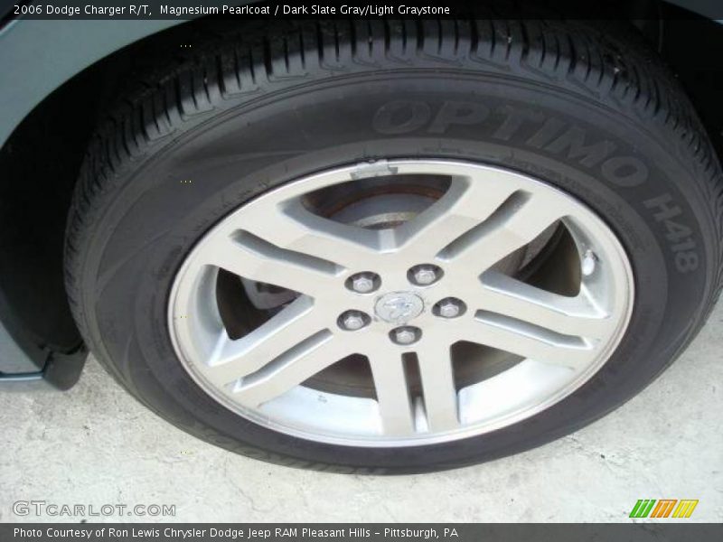 Magnesium Pearlcoat / Dark Slate Gray/Light Graystone 2006 Dodge Charger R/T