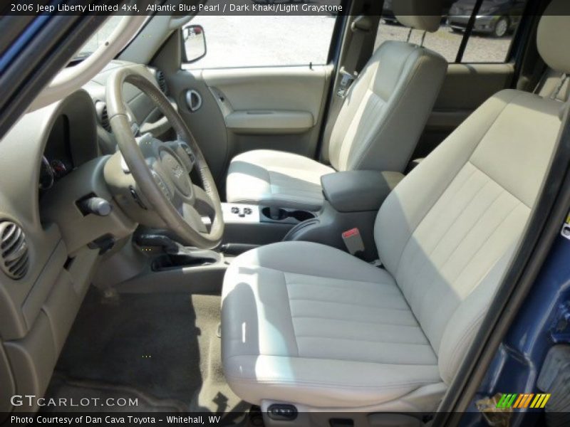 Atlantic Blue Pearl / Dark Khaki/Light Graystone 2006 Jeep Liberty Limited 4x4