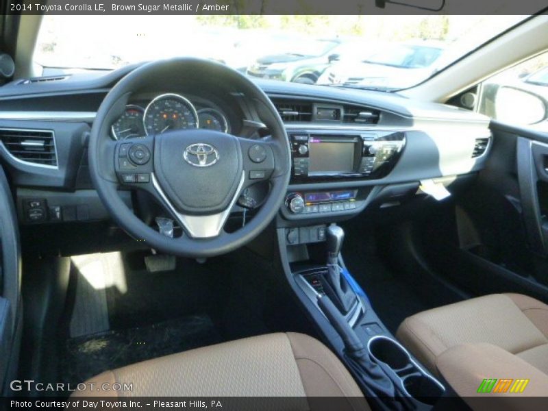 Brown Sugar Metallic / Amber 2014 Toyota Corolla LE