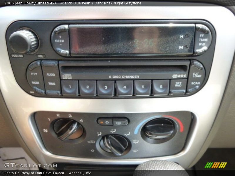 Atlantic Blue Pearl / Dark Khaki/Light Graystone 2006 Jeep Liberty Limited 4x4