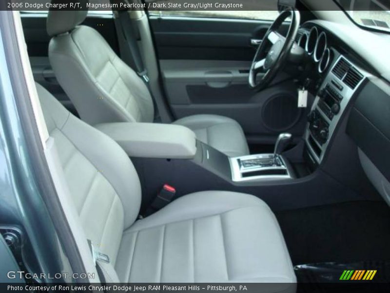Magnesium Pearlcoat / Dark Slate Gray/Light Graystone 2006 Dodge Charger R/T