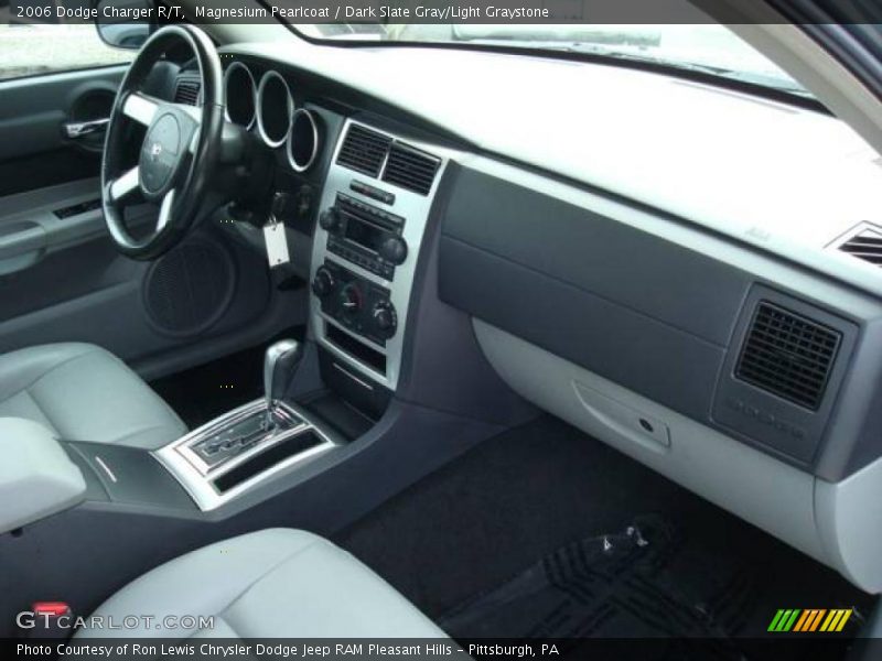 Magnesium Pearlcoat / Dark Slate Gray/Light Graystone 2006 Dodge Charger R/T