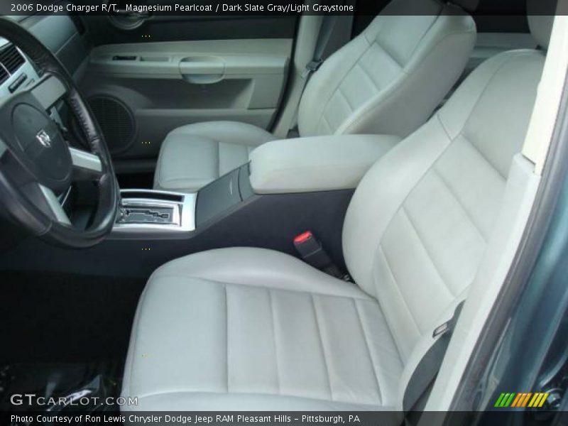 Magnesium Pearlcoat / Dark Slate Gray/Light Graystone 2006 Dodge Charger R/T
