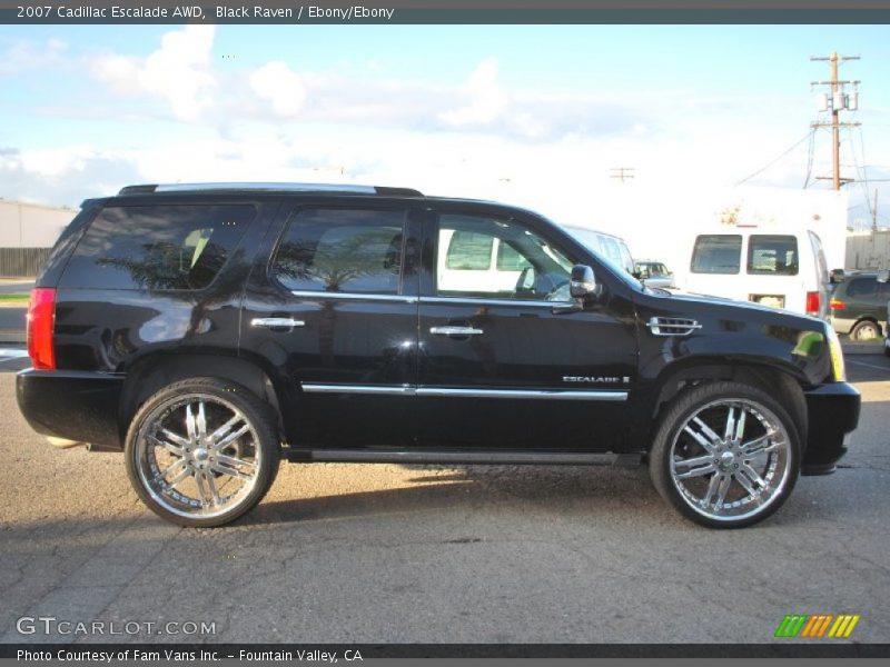 Black Raven / Ebony/Ebony 2007 Cadillac Escalade AWD