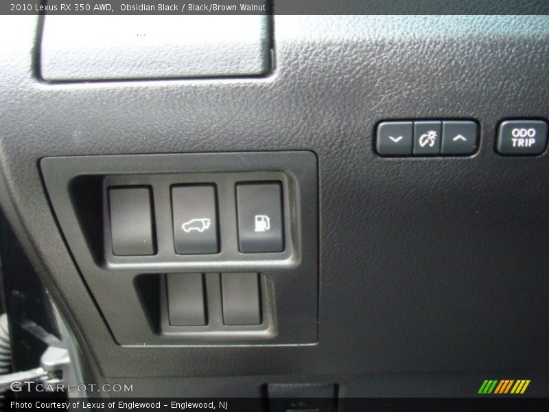 Obsidian Black / Black/Brown Walnut 2010 Lexus RX 350 AWD