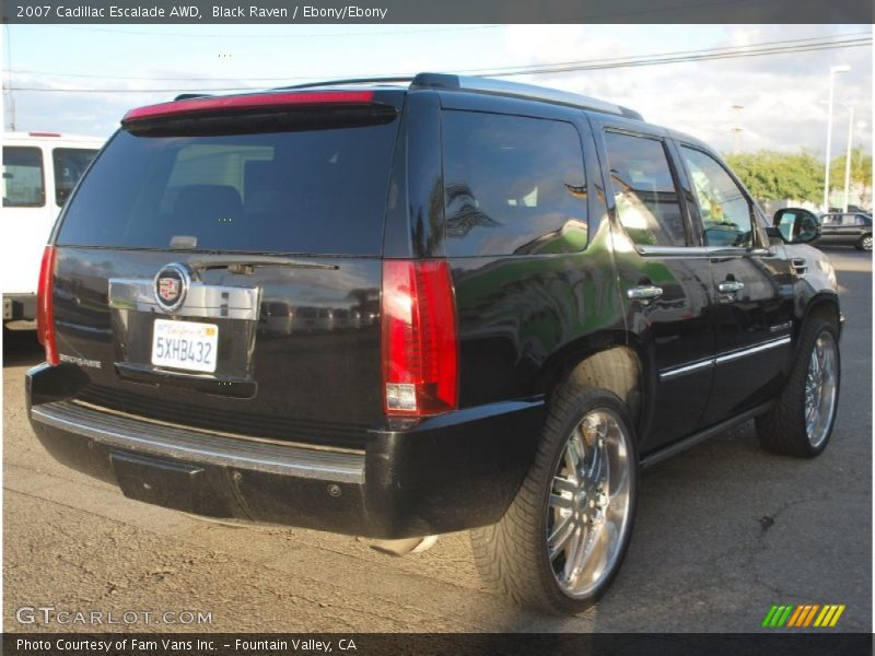 Black Raven / Ebony/Ebony 2007 Cadillac Escalade AWD