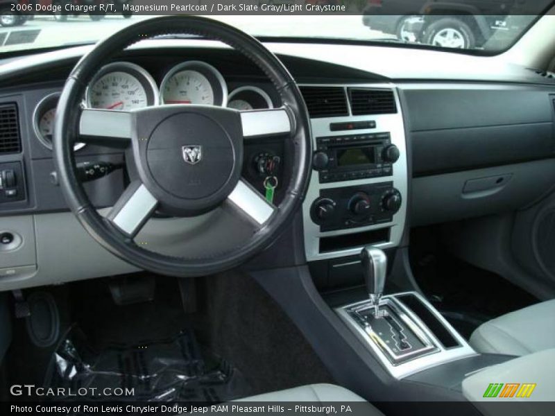 Magnesium Pearlcoat / Dark Slate Gray/Light Graystone 2006 Dodge Charger R/T